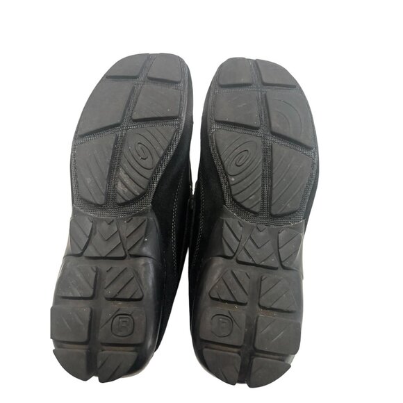 Black Kenneth Cole Reaction Leather Slip-On Loafers For Men - Picture 7 of 8